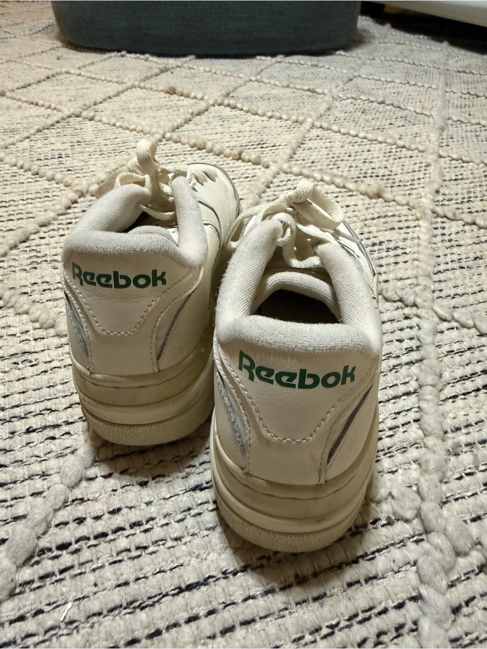 Reebok Women's Off-White Cream Platform Sneakers